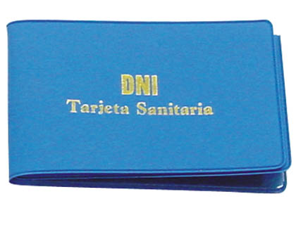 Funda portadocumento Q-Connect carnet SS PVC